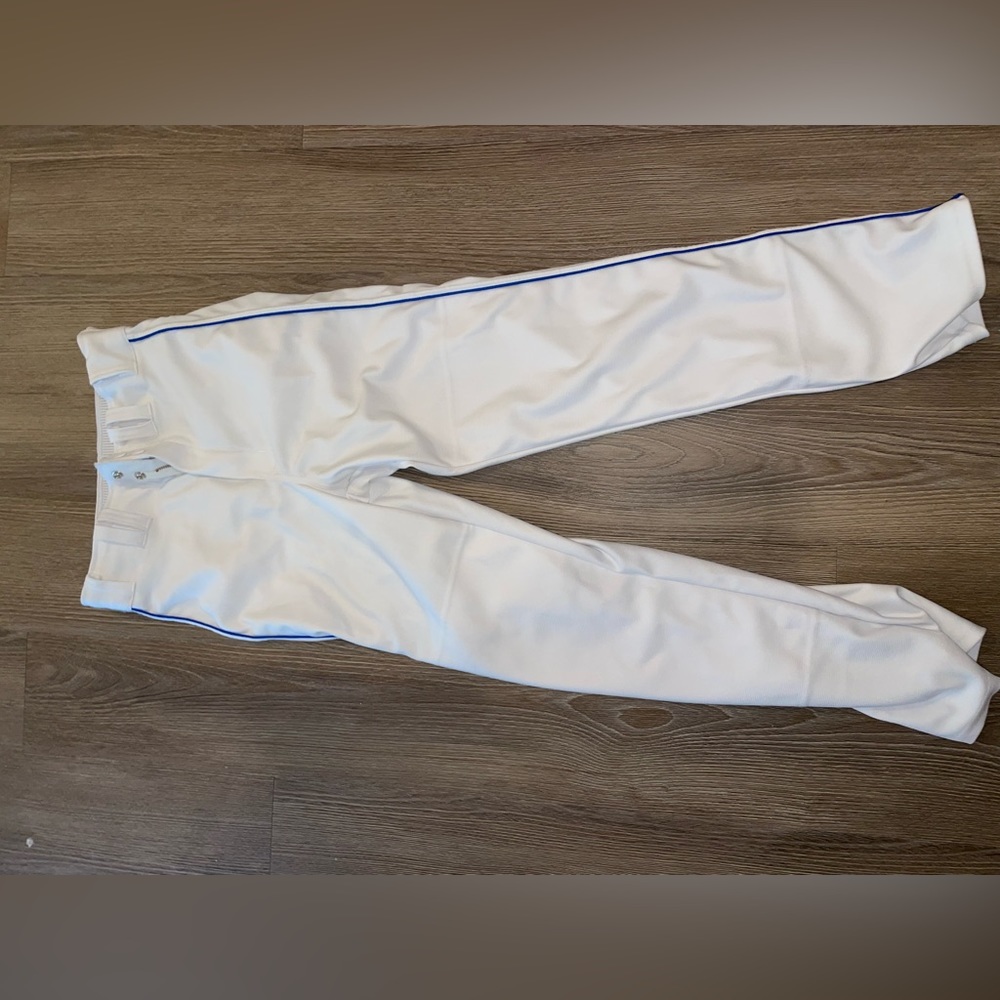 A4 Adult baseball pants with blue side stripe